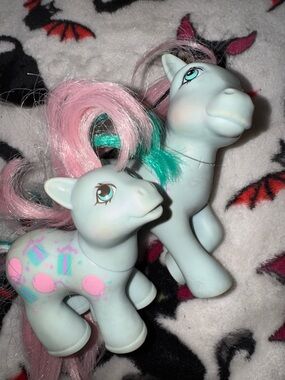 Vintage My Little Pony Sweet celebrations Mom and Baby Pony